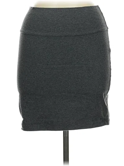 Pre-owned Charlotte Russe Casual Skirt In Gray
