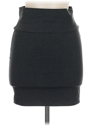 Pre-owned Charlotte Russe Casual Skirt In Gray