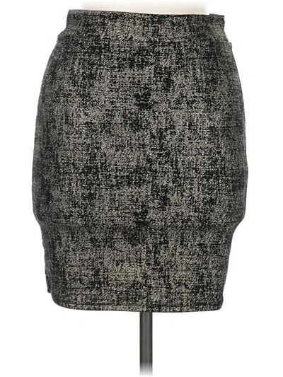 Pre-owned Charlotte Russe Casual Skirt In Gray