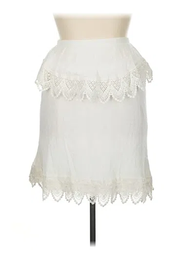 Pre-owned Charlotte Russe Casual Skirt In Ivory