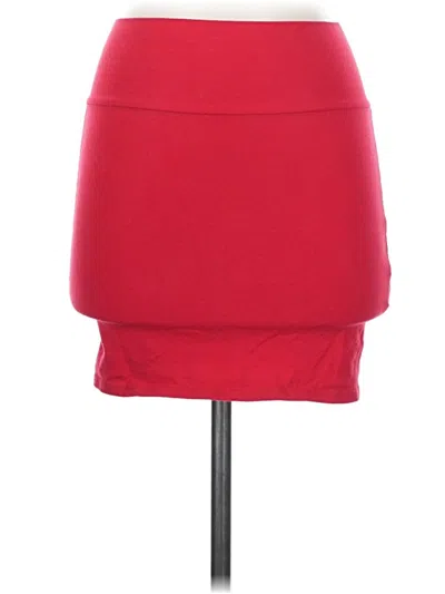 Pre-owned Charlotte Russe Casual Skirt In Red