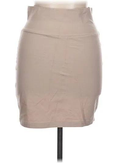 Pre-owned Charlotte Russe Casual Skirt In Tan
