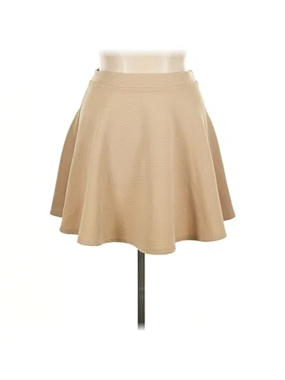 Pre-owned Charlotte Russe Casual Skirt In Tan