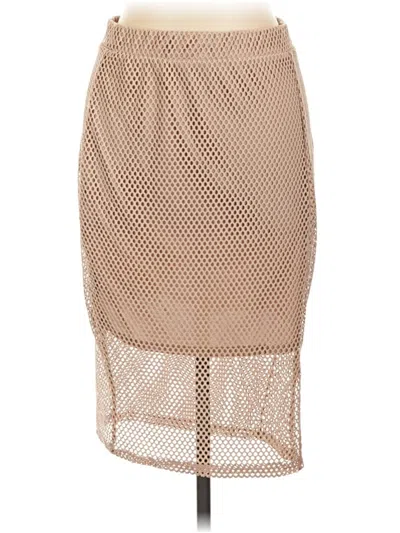 Pre-owned Charlotte Russe Casual Skirt In Tan