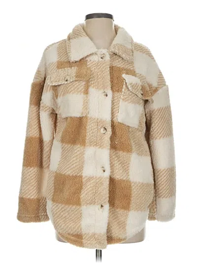 Pre-owned Charlotte Russe Coat In Ivory