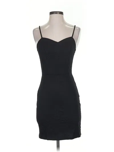 Pre-owned Charlotte Russe Cocktail Dress In Black