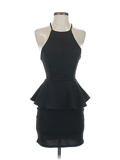 Pre-owned Charlotte Russe Cocktail Dress In Black