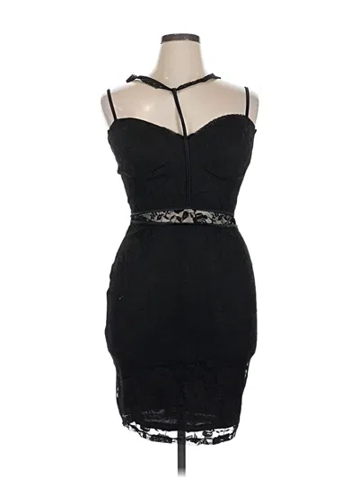 Pre-owned Charlotte Russe Cocktail Dress In Black