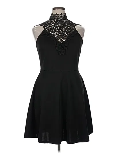 Pre-owned Charlotte Russe Cocktail Dress In Black