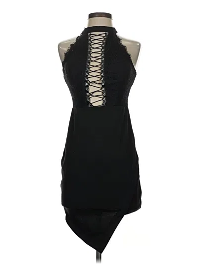 Pre-owned Charlotte Russe Cocktail Dress In Black