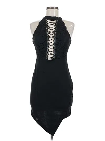 Pre-owned Charlotte Russe Cocktail Dress In Black