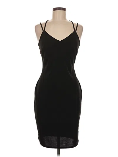 Pre-owned Charlotte Russe Cocktail Dress In Black