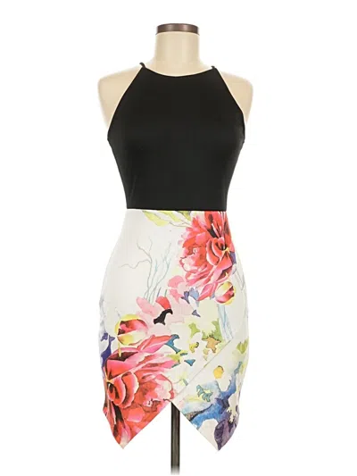 Pre-owned Charlotte Russe Cocktail Dress In Black