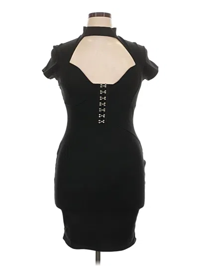 Pre-owned Charlotte Russe Cocktail Dress In Black
