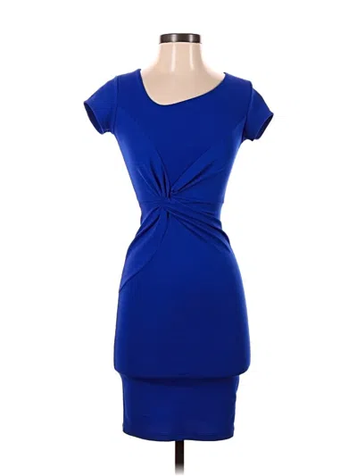 Pre-owned Charlotte Russe Cocktail Dress In Blue