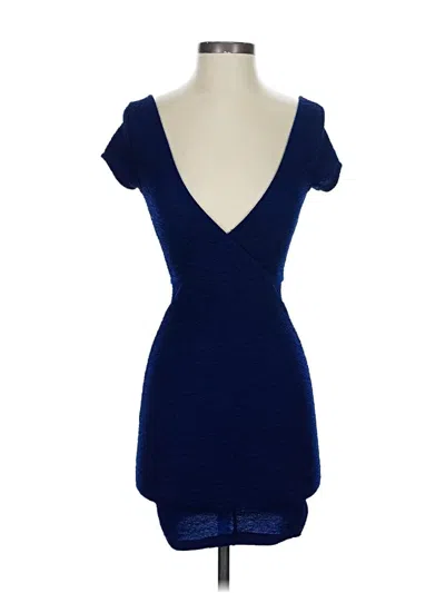 Pre-owned Charlotte Russe Cocktail Dress In Blue