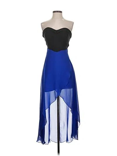 Pre-owned Charlotte Russe Cocktail Dress In Blue