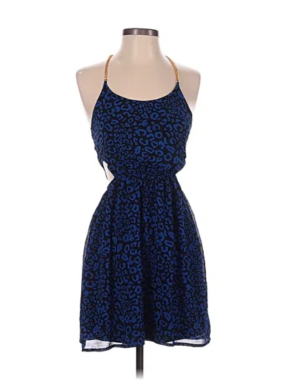 Pre-owned Charlotte Russe Cocktail Dress In Blue