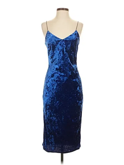 Pre-owned Charlotte Russe Cocktail Dress In Blue