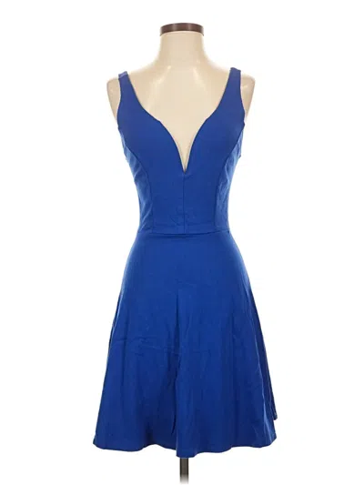 Pre-owned Charlotte Russe Cocktail Dress In Blue