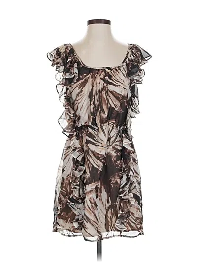 Pre-owned Charlotte Russe Cocktail Dress In Brown