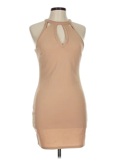 Pre-owned Charlotte Russe Cocktail Dress In Brown