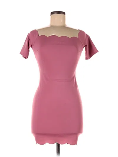 Pre-owned Charlotte Russe Cocktail Dress In Burgundy