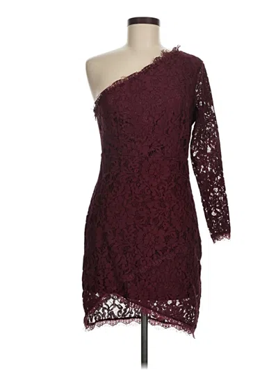 Pre-owned Charlotte Russe Cocktail Dress In Burgundy