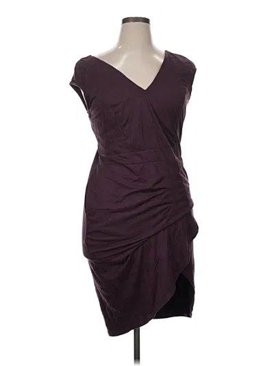 Pre-owned Charlotte Russe Cocktail Dress In Burgundy