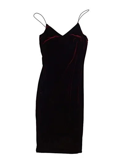 Pre-owned Charlotte Russe Cocktail Dress In Burgundy