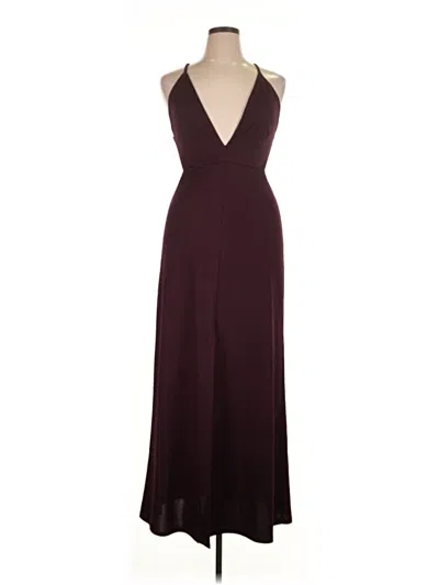 Pre-owned Charlotte Russe Cocktail Dress In Burgundy