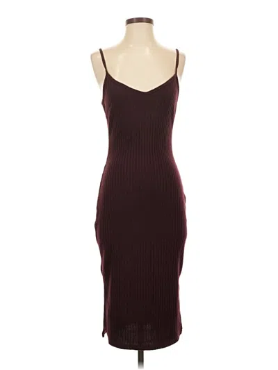Pre-owned Charlotte Russe Cocktail Dress In Burgundy