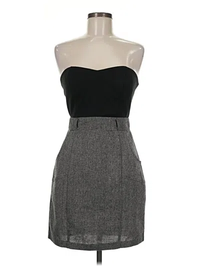 Pre-owned Charlotte Russe Cocktail Dress In Gray