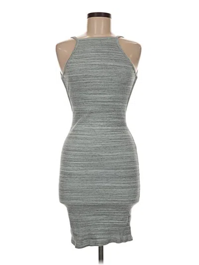 Pre-owned Charlotte Russe Cocktail Dress In Gray