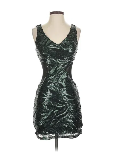 Pre-owned Charlotte Russe Cocktail Dress In Green