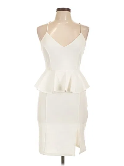 Pre-owned Charlotte Russe Cocktail Dress In Ivory
