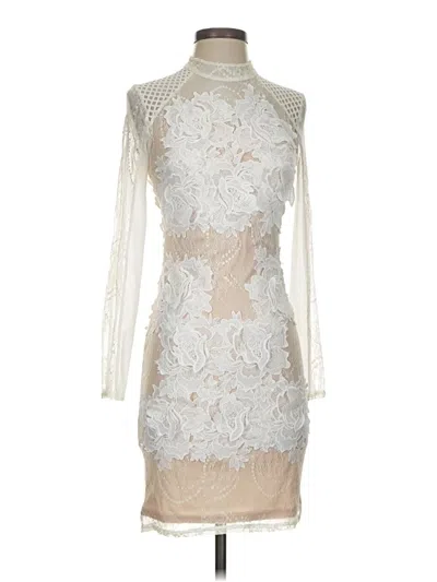 Pre-owned Charlotte Russe Cocktail Dress In Ivory