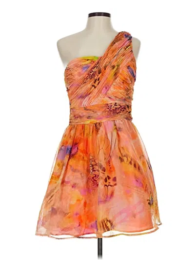 Pre-owned Charlotte Russe Cocktail Dress In Orange