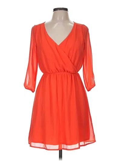 Pre-owned Charlotte Russe Cocktail Dress In Orange