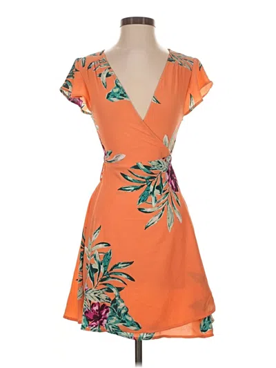 Pre-owned Charlotte Russe Cocktail Dress In Orange
