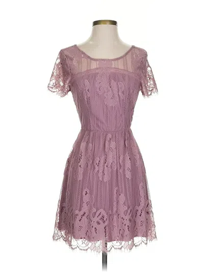 Pre-owned Charlotte Russe Cocktail Dress In Purple