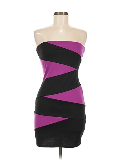 Pre-owned Charlotte Russe Cocktail Dress In Purple