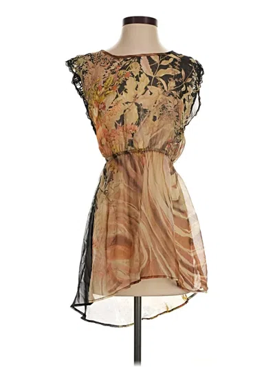 Pre-owned Charlotte Russe Cocktail Dress In Tan