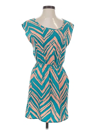 Pre-owned Charlotte Russe Cocktail Dress In Teal