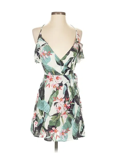 Pre-owned Charlotte Russe Cocktail Dress In White