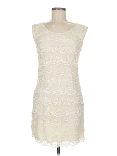 Pre-owned Charlotte Russe Cocktail Dress In White