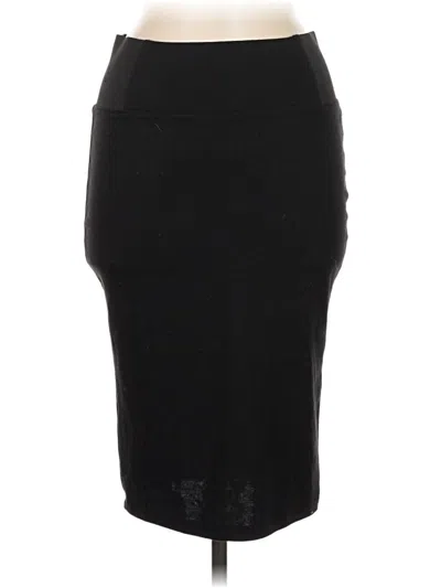 Pre-owned Charlotte Russe Formal Skirt In Black