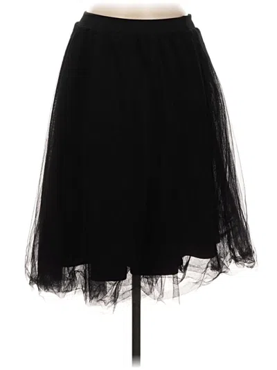 Pre-owned Charlotte Russe Formal Skirt In Black