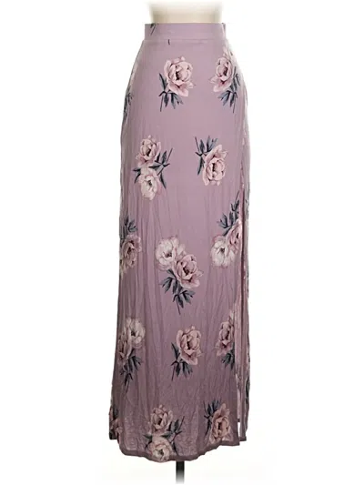 Pre-owned Charlotte Russe Formal Skirt In Purple
