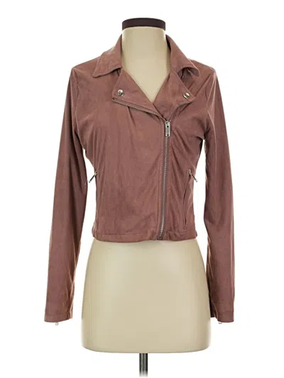 Pre-owned Charlotte Russe Jacket In Brown